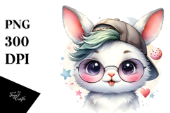 Cute Baby Rabbit PNG Product Image 1