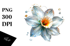 Glossy Daffodil PNG Product Image 1