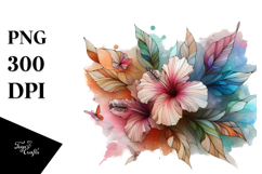 y Hibiscus Flower, Transparent PNG Product Image 1