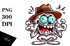 Goofy Suggar Skull PNG Product Image 1