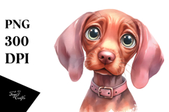 Cute Vizsla, PNG Product Image 1