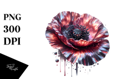 Detailed Shiny Poppy | Clipart Product Image 1