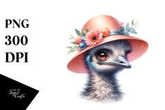 Vibrant Baby Emu with Hat Product Image 3