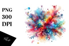 Colorful Watercolor Splash Product Image 1