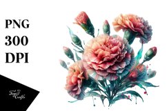 Detailed Carnation | Clipart Product Image 1