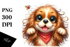 Cute Cartoon Cocker Spaniel Product Image 1
