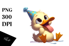 Cartoony Digital Duck PNG Product Image 1