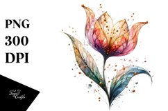 Detailed Tulip Abstract Clipart Product Image 3