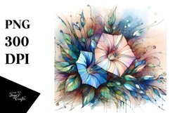 Stained Morning Glory, Transparent PNG Product Image 3