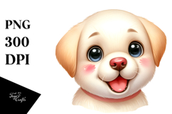 Cute Baby Labrador Retriever, PNG Product Image 1