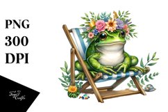 Watercolor Young Frog | Sublimation | Clipart Product Image 3