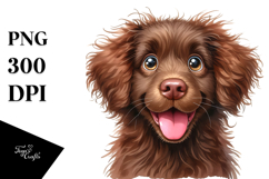 Cute Chesapeake Bay Retriever, Transparent PNG Product Image 1