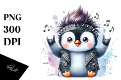 Cute Baby Penguin PNG Product Image 1