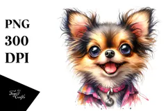 Crazy Fur Chihuahua PNG Product Image 1