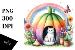 Colorful Flowers,Seated Character | Sublimation | Clipart Product Image 1