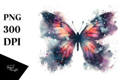 Vibrant Butterfly Silhouettes, Transparent PNG Product Image 1