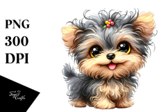 Cute Baby Yorkipoo, Transparent PNG Product Image 1