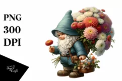 Detailed Digital Painting of a Small Gnome Caring a Large Product Image 1