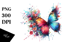 Colorful Cow Portrait, Transparent PNG Product Image 1