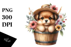 Cute Baby Dog PNG Product Image 1