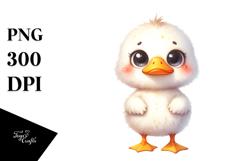 Funny Cute Duck Clipart Product Image 1