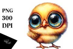 Funny Baby Chicken Png Product Image 1