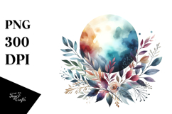 Abstract Moon Foliage Sunglasses | Sublimation | Clipart Product Image 1