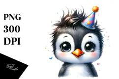 Cute Baby Penguin PNG Product Image 1