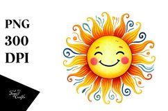 Whimsical Sun PNG Product Image 1