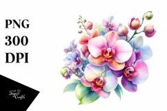 Vibrant Orchid Blossom, Transparent PNG Product Image 3