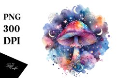 Magical Watercolor Mushroom Splash Product Image 1