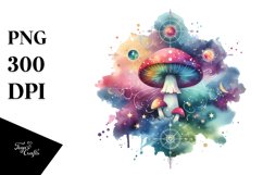 Magical Watercolor Mushroom Splash Product Image 1