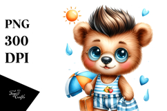 Cute Baby Bear PNG Product Image 1