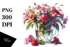 Impatiens Filled | Sublimation | Clipart Product Image 3