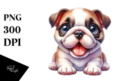 Happy Bulldog, Transparent PNG Product Image 1