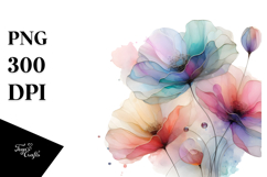Flowers Sublimation|Clipart Product Image 1