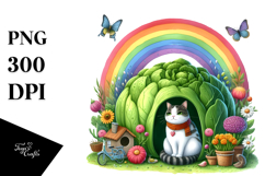 Colorful Flowers,Seated Character | Sublimation | Clipart Product Image 1
