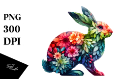 Vibrant Watercolor Rabbit Abstract, 20 oz Tumbler Product Image 1