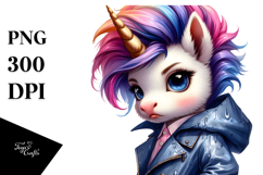 Posing Unicorn PNG Product Image 1