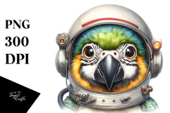 Energetic Baby Macaw with Sunglasses PNG Product Image 1