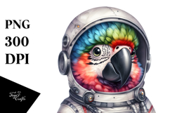 Energetic Baby Macaw with Sunglasses PNG Product Image 1