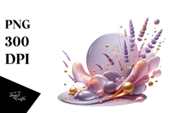 Abstract y Lavender PNG Product Image 1