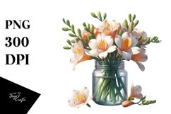 Freesia Sublimation Clipart Product Image 1