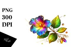 Watercolor Luxury Flower Splash Clipart Product Image 3