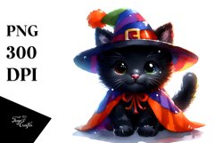 Cat Baby Halloween Sublimation Clipart Product Image 3