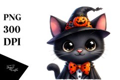 Cat Baby Halloween Sublimation Clipart Product Image 3
