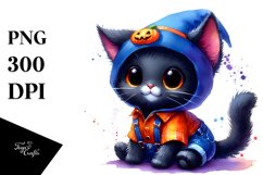 Cat Baby Halloween Sublimation Clipart Product Image 1