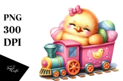 Colorful Baby Chicken, Small PNG Product Image 1
