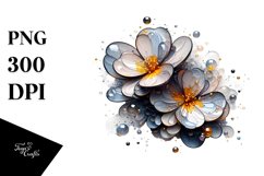 Watercolor Abstract Glossy Primrose|Clipart Product Image 3