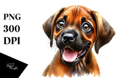 Happy Baby Rhodesian Ridgeback, Transparent PNG Product Image 1